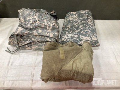 (13) Cold Weather Jackets, (5) Cold Weather Parkas & Assorted Items