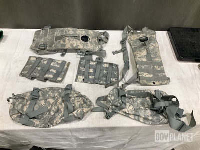 (93) M4 Three Mag Pouches, (51) Waist Packs & Assorted Items
