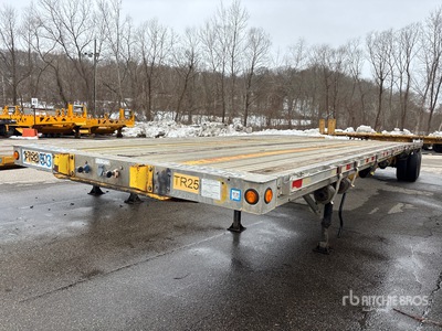 2009 Manac CFB-48 48 ft T/A Przyczepa płaska