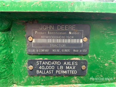 John Deere 9300 4WD Tractor