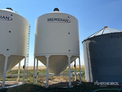 Meridian +/- 100 ton Epoxy Lined Hopper Grain Bin