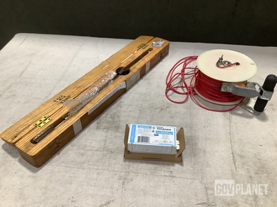 (1) Gage Kit, (2) Test Leads, (7) Lamp Ballasts & Assorted Items