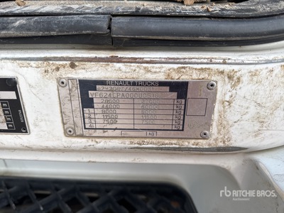 2014 Renault Premium 460DXi 6x2 Chassis Cabine الكابينة والهيكل