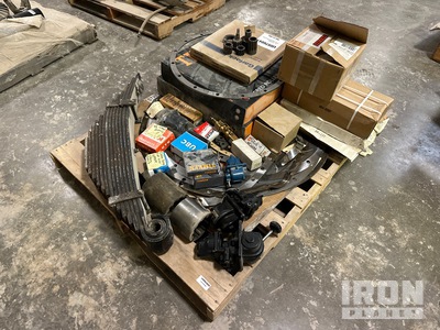 Quantity of Pallets of Watson 3100, 3110, and 2500 misc. parts. Leaf springs. Shims. Valves. Bearings. Crowd pressure switch. Couplers