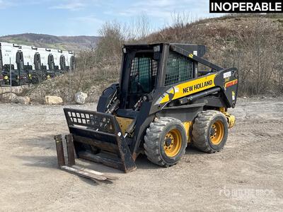 2007 New Holland LS185B Chargeuse Compacte Ładowarka o sterowaniu burtowym (Inoperable)