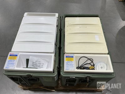 (2) AcuTemp HMC-MIL-1 Mobile Blood Storage & Cooling Refrigerators