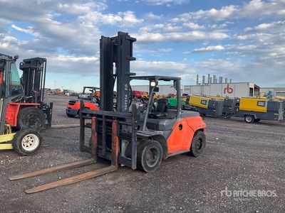 2019 Toyota 8FD80U Pneumatic Tire Forklift