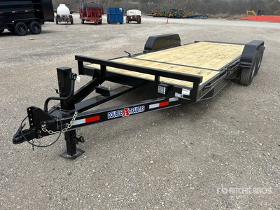 2026 Double A 8321T7K 22 ft T/A Remorque Basculante Pour Équipement (Unused)