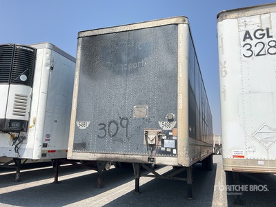 2005 Wabash 53 ft x 102 in T/A Caja Seca / Van Trailer