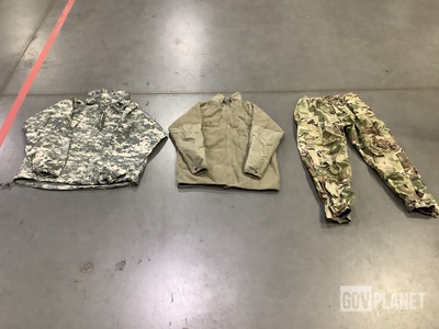 (2) Cold Weather Shirts, (22) Wet Weather Jackets & Assorted Items