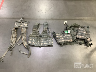(9) Survival Vests, (21) Fighting Load Carriers & (38) Enhanced Shoulder Straps