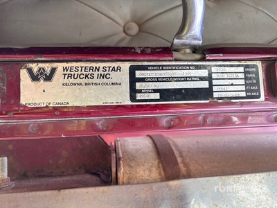 1999 Western Star 6x4 Water Truck