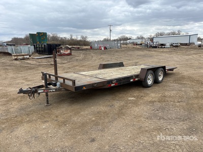 2017 Custom Built 22 ft T/A Plataforma Basculante