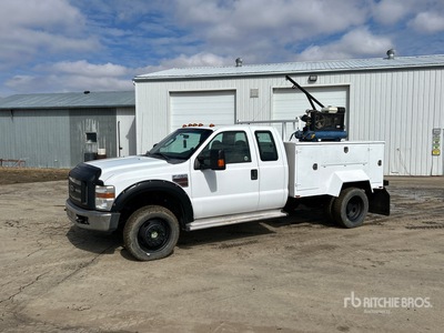 2008 Ford F-450 XL 4x4 Extended Cab Camion de servicios