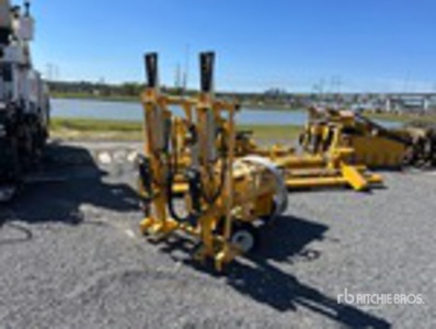 E-Z Drill 210B-2 SRA Slab Rider Two-Gang Concrete Drill