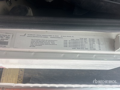 2022 Mack 84FR 8x4 Tri/A Dump Truck