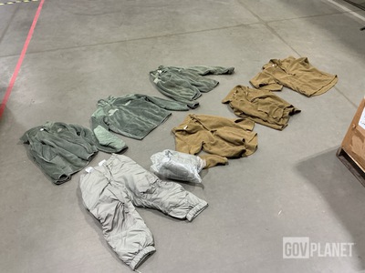 (14) Cold Weather Jackets, (15) Cold Weather Shirts & Assorted Items