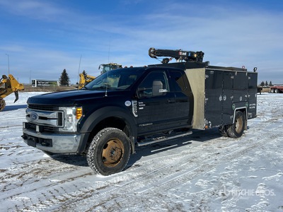 2017 Ford F-550 XLT 4x4 Extended Cab Servicewagen