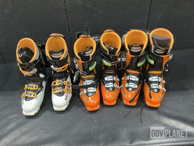 (5) Pairs of Scarpa Ski Boots