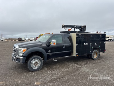 2012 Ford F-550 XLT 4x4 Extended Cab Service Truck