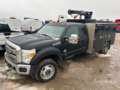 2012 Ford F-550 XLT 4x4 Extended Cab Service Truck