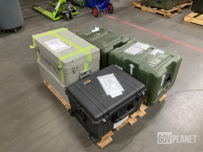 (1) Dewalt D28715 Chop Saw w/Case & (3) Storage Cases