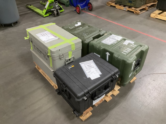 (1) Dewalt D28715 Chop Saw w/Case & (3) Storage Cases