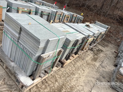 Quantity of (7) Pallets of Landscaping Paver Steen (Unused)