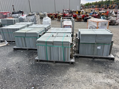 Quantity of (7) Pallets of Bluestone Landscaping Paver Piedra