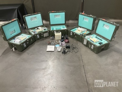 (13) Welch Allyn ProPaq Encore Vital Signs Monitors w/Storage Cases