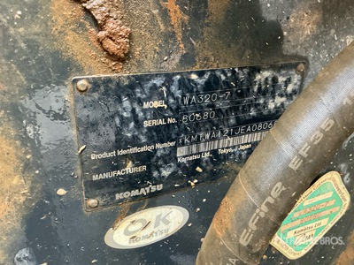 2016 Komatsu WA320-7 Wiellader