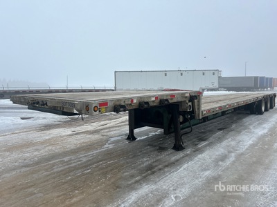 2013 Lode King 53 ft Tri/A Single Drop Plateforme Surbaissée