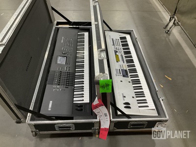 (1) Yamaha M08 Synthesizer & (1) Yamaha Motif XF8 Synthesizer