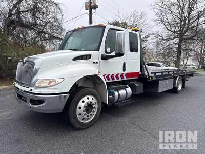 2021 International MV607 4x2 Extended Cab Autocarro con pianale rollback
