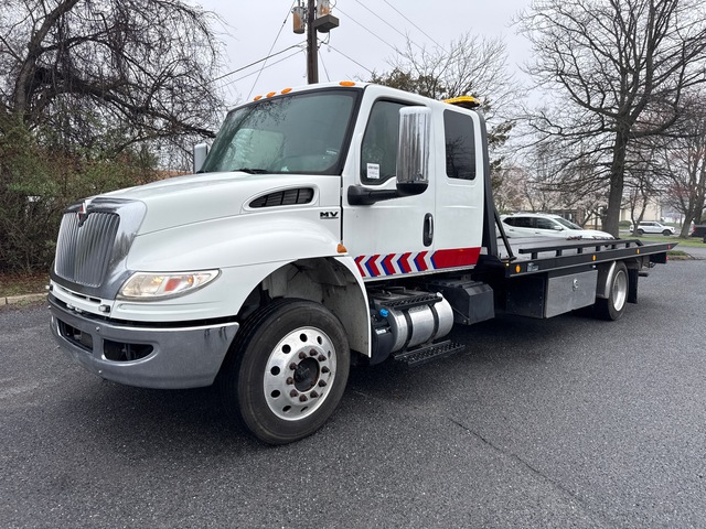 2021 International MV607 4x2 Extended Cab Rollback Truck