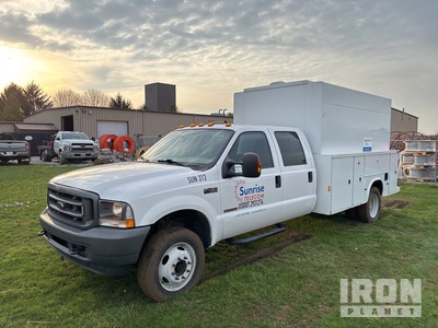 2004 Ford F-450 XL 4x4 Crew Cab Utiliteits vrachtwagen