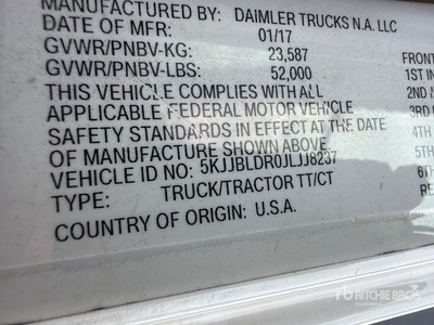 2018 Western Star 5700 6x4 Tri/A Camión dumper