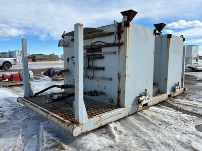 Custom Built Skid Mounted Steel Polymer Injection Réservoir