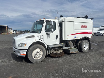 2005 Elgin Crosswind on 2007 Freightliner M2 106 Sweeper Truck