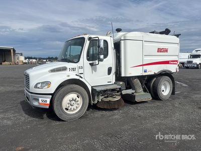 2005 Elgin Crosswind on 2007 Freightliner M2 106 Sweeper Truck