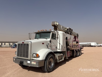 National 800D 46000 lb Straight Boom on 2013 Peterbilt 365 8x4 Sleeper Boom Truck