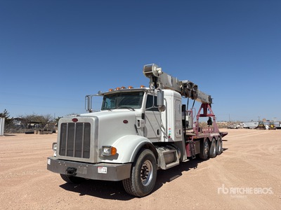 National 800D 46000 lb Straight Boom on 2014 Peterbilt 365 8x4 Sleeper Camión Grúa