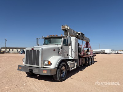 National 800D 46000 lb Straight Boom on 2014 Peterbilt 365 8x4 Sleeper Camión Grúa