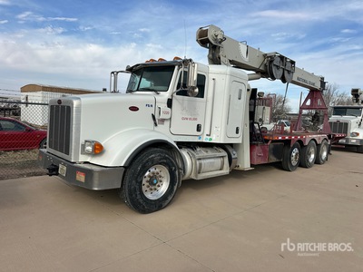 National 800D 46000 lb Straight Boom on 2014 Peterbilt 365 8x4 Sleeper Boom Truck