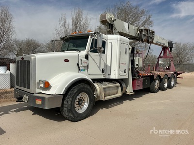 National 800D 46000 lb Straight Boom on 2014 Peterbilt 365 8x4 Sleeper Boom Truck