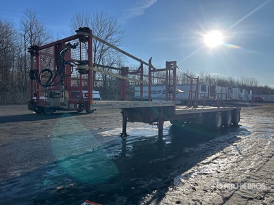 2004 Brault DDA 36 ft Tri/A Single Drop Step Deck Trailer