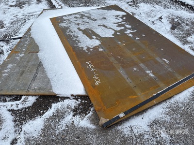 Quantity of (2) 2025 Kit Containers 5 ft x 8 ft Steel Plates