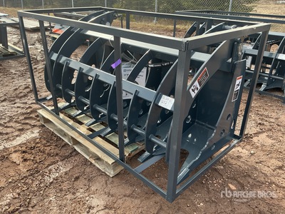 StanForge SRR75 72 in Grapple Skid Steer Root Rake (Unused)