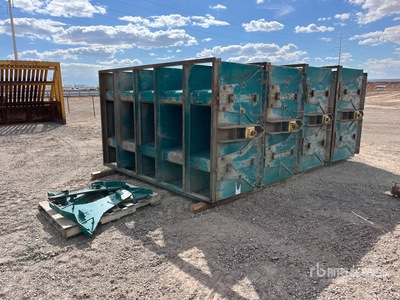 Quantity of (4) 10 ft Wall Form Barrier