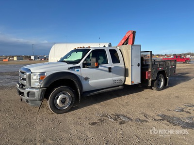 2006 Fassi F50A24 4685 lb Knuckle Boom on 2013 Ford F-550 XLT 4x4 Extended Cab Camion à flèche